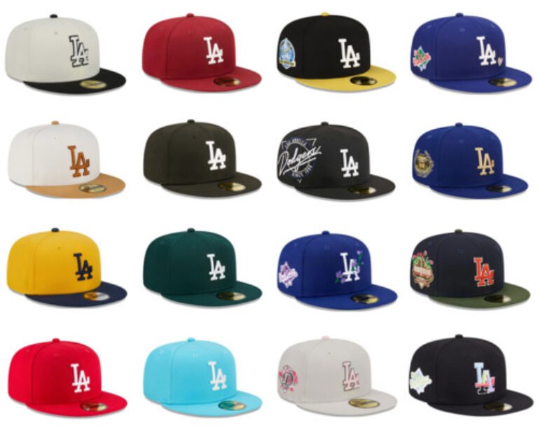 New New Era Los Angeles Dodgers MLB Fitted Baseball Cap 59FIFTY 5950