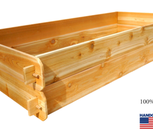 Deep Raised Garden Bed Western Red Cedar Vegetable Planter Gardening Flower Box