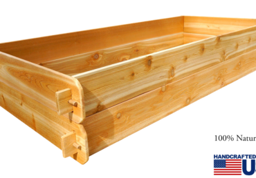 Deep Raised Garden Bed Western Red Cedar Vegetable Planter Gardening Flower Box