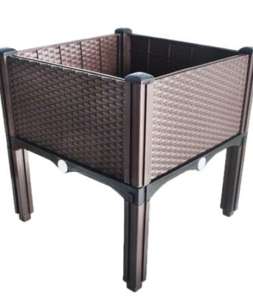 Bed Raised Garden Planter Vegetable Flower Wooden Box Pot Herb Outdoor Yard