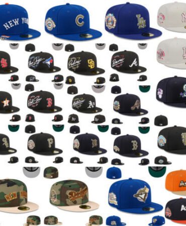 NEW ERA NEWERA 59FIFTY 5950 Fitted CAP *SIDE PATCH* MLB Baseball Hat hot