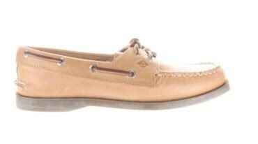 Sperry Top Sider Womens A/O Sahara Brown Boat Shoes Size 6 (7684115)