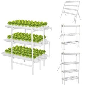 Hydroponic Grow Kit 36-108 Plant Sites PVC-U Pipes Gardening System Grow Kit