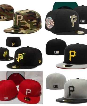 Pittsburgh Pirates Hat Fitted Cap 2024 Baseball Cap Flat Brim Hat Sun Hat