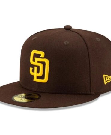 NEW San Diego Padres Men's 59FIFTY 5950 Fitted Hat MLB SD baseball cap