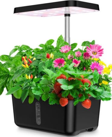 8 Pods Hydroponic Growing System Indoor Herb Garden Kit Perfect Christmas gift