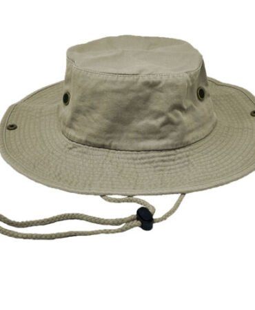Bucket Hat Summer Cotton Fishing Boonie Brim Visor Sun Safari Camping Cap BK