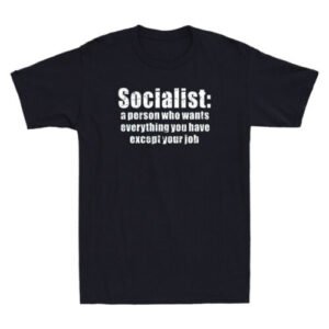 Anti Socialism Socialist SJW Liberal Left Democrat Funny Vintage Men's T-Shirt