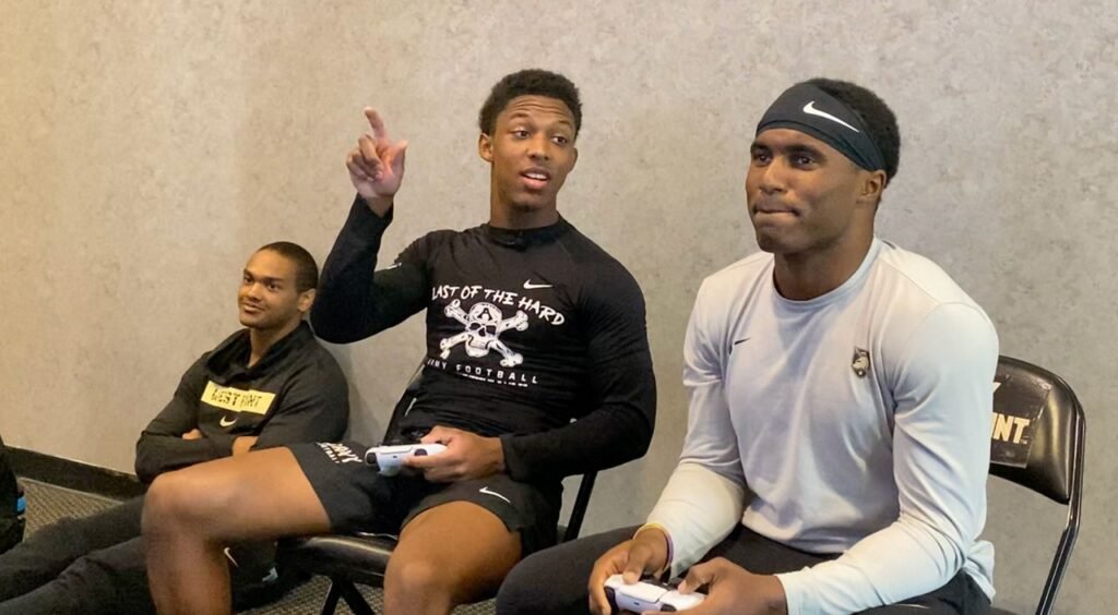 Army players see themselves in college football video game