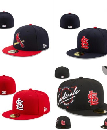 St. Louis Cardinals MLB Fitted Hat New style Men's 59FIFTY 5950 Baseball Cap