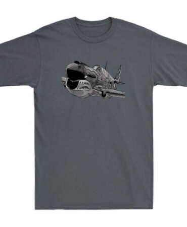 P-40 War Hawk Fighter Aircraft WW2 Planes Spotting Spotter Vintage Men's T-Shirt