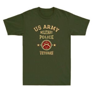 US Army Military Police Veteran Police Officer Retirement Vintage Men's T-Shirt
