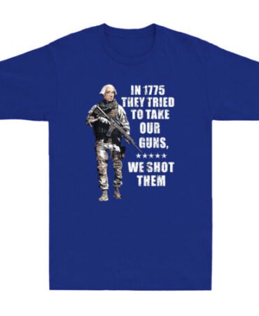 In 1775 They Tried To Take Our Guns We Shot Them Funny Quote Retro Men's T-Shirt