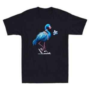 Flamingo Chucks And Pearls Comma La Kamala Harris 2024 Funny Graphic Men T-Shirt