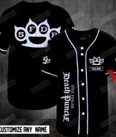 Personalized Five Finger Death Punch baseball jersey- printed 3D trending jersey