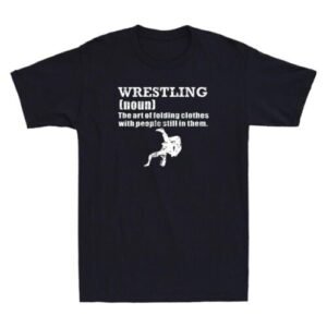Wrestling Funny Definition Quote Humor Wrestler Joke Gift Vintage Men's T-Shirt