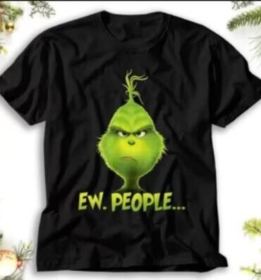 Grinch Ew People Shirt  Funny Grinch Christmas t shirt, Trending hot dad gift