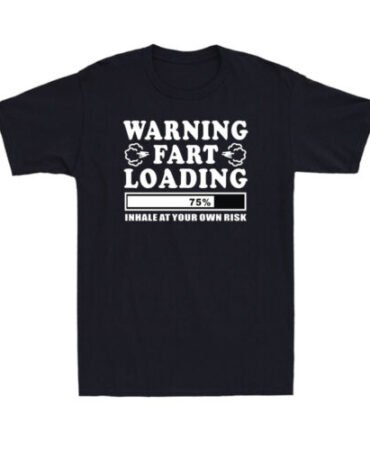 Farting Funny Fart Warning Loading Flatulence Funny Gift Men's T-Shirt T-shirt