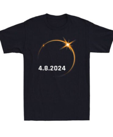 Total Solar Eclipse 2024 USA April 8 2024 Total Solar Eclipse Gift Men's T-Shirt
