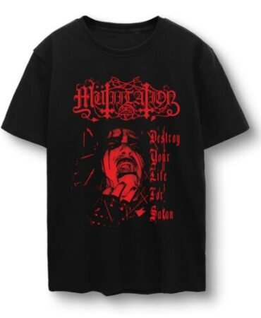 Live Laugh Lucifer Horror Satan Satanic Demonc Devil Goat Vintage Men's T Shirt