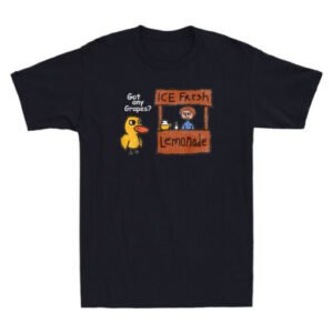 Ice Fresh Lemonade Got Any Grapes Duck Funny Saying Meme Vintage Men's T-Shirt