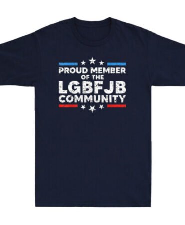 Proud Member Of The LGBFJB Community Funny Political Saying Retro Men's T-Shirt