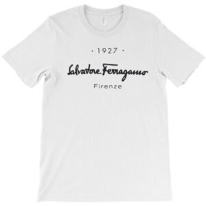 NEW Salvatore Ferragamo Unisex Logo Classic Tshirt Vintage Trending S-5XL