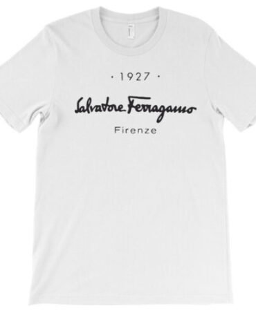 NEW Salvatore Ferragamo Unisex Logo Classic Tshirt Vintage Trending S-5XL