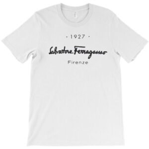 NEW Salvatore Ferragamo Unisex Logo Classic Vintage Trending T-Shirt