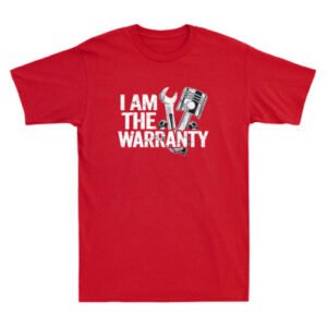 I Am The Warranty Race Car Parts Repair Guy Mechanic Gifts Vintage Men's T-Shirt