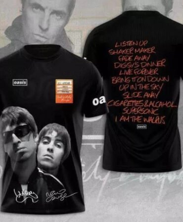 Oasis Band 3D Shirt T Shirt 3d trending unisex shirt 3d