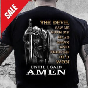 Yeshua Hebrew Jesus The Way Truth Life Christian Faith Golden Print Mens T-Shirt