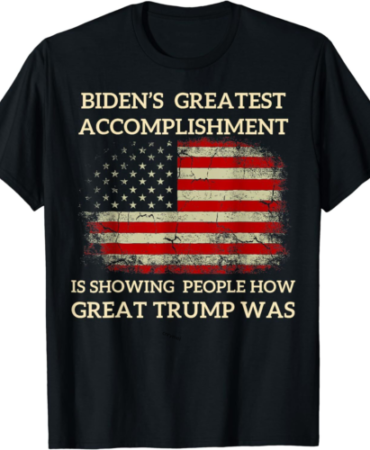 Funny biiden retro biiden's greatest accomplishment T-Shirt S-6XL Unisex