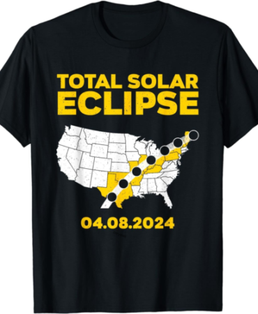 Solar Eclipse 2024 Design For Men Women 2024 Solar Eclipse T-Shirt S-6XL
