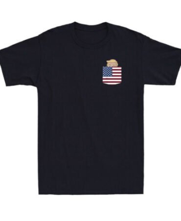 Ex President Peeking In Your Pocket USA Funny 2024 US Election Men's T-Shirt