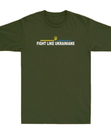 Fight Like Ukrainian T shirt Zelensky Military Green Pray For Ukrainian T-Shirt