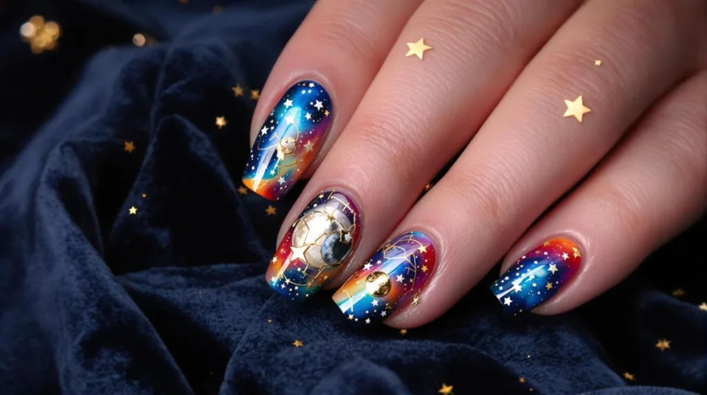 The nail trend bringing celestial maximalism to your spring 2025 look (and why Pinterest can’t get enough)