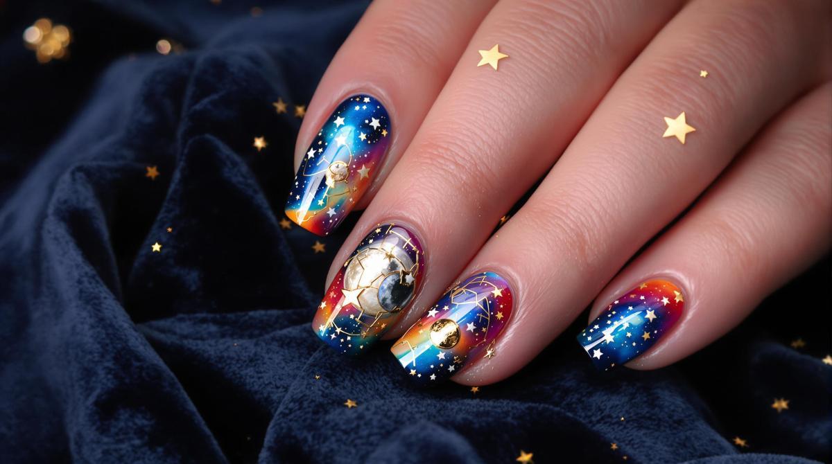 The nail trend bringing celestial maximalism to your spring 2025 look (and why Pinterest can’t get enough)