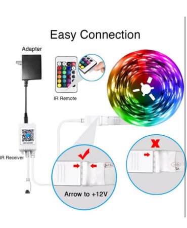 50 Ft LED Strip Lights, Smart Light with App Remote Control, RGB LED 1 ROLL 50ft