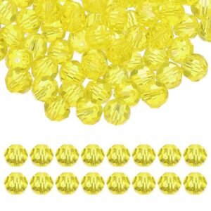 100Pcs 3x2mm Faceted Crystal Spacer Bead Glass DIY Rondelle Loose Beads