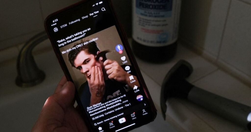 What is the ‘looksmaxxing’ trend and how does it relate to incel culture?