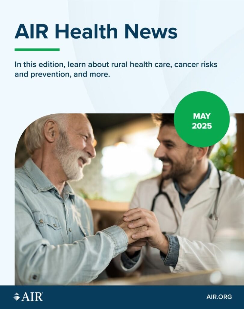 In the latest AIR Health News… 🧑‍⚕️ AIR’s work strengthening rural…