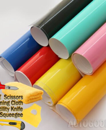 High Gloss Glossy Vinyl Film Wrap Sticker Decal DIY Bubble Free Air Release