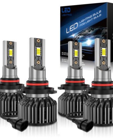 9005 9006 LED Headlights High Low Beam Bulbs 200W Super Bright 6000K Cool White