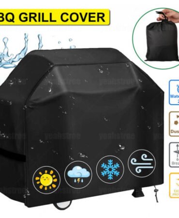 BBQ Gas Grill Cover Barbecue Waterproof Outdoor Heavy Duty UV Protection 57 Inch