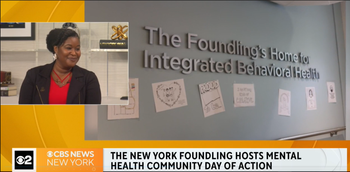 CBS News NY: New York Foundling hosts Mental Health Community Day of Action