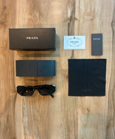 Prada PR17WS Sunglasses 49 mm - Black Frame & Lens - Free Shipping