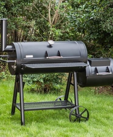 Outdoor Charcoal Grill Smoker Charcoal Barbecue Grill with Offset Smoker