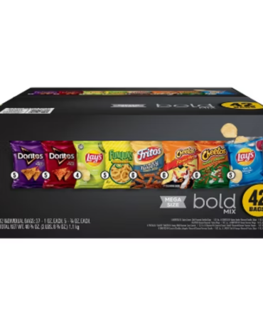 Frito-Lay Bold Mix Snacks Mega Size Variety Pack - 42oz/42ct