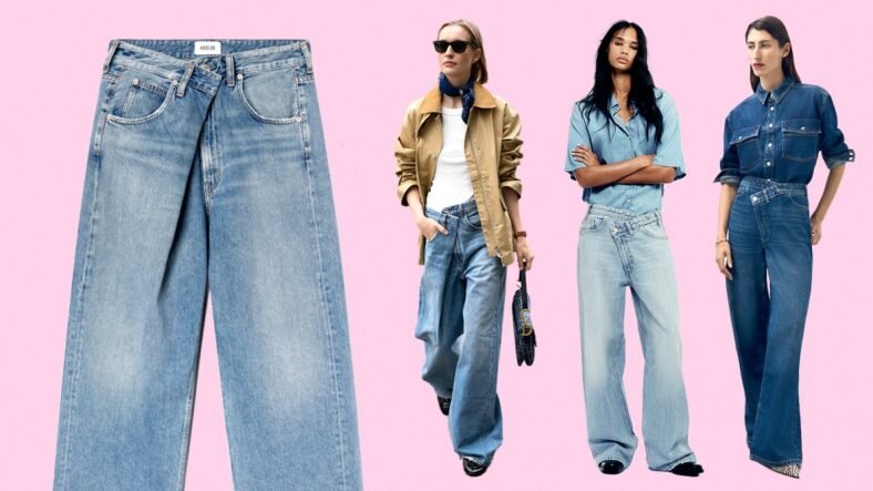 Wonky jeans are the divisive denim trend for autumn